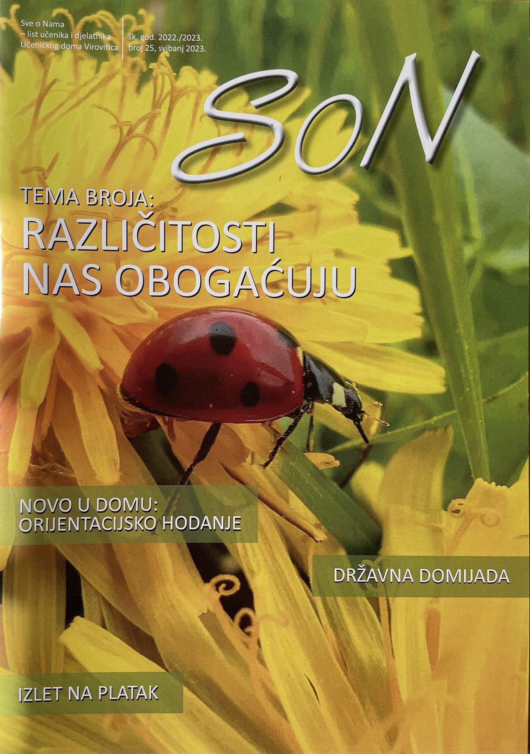 Sve o nama 2023. – List učenika i odgajatelja Učeničkog doma Virovitica